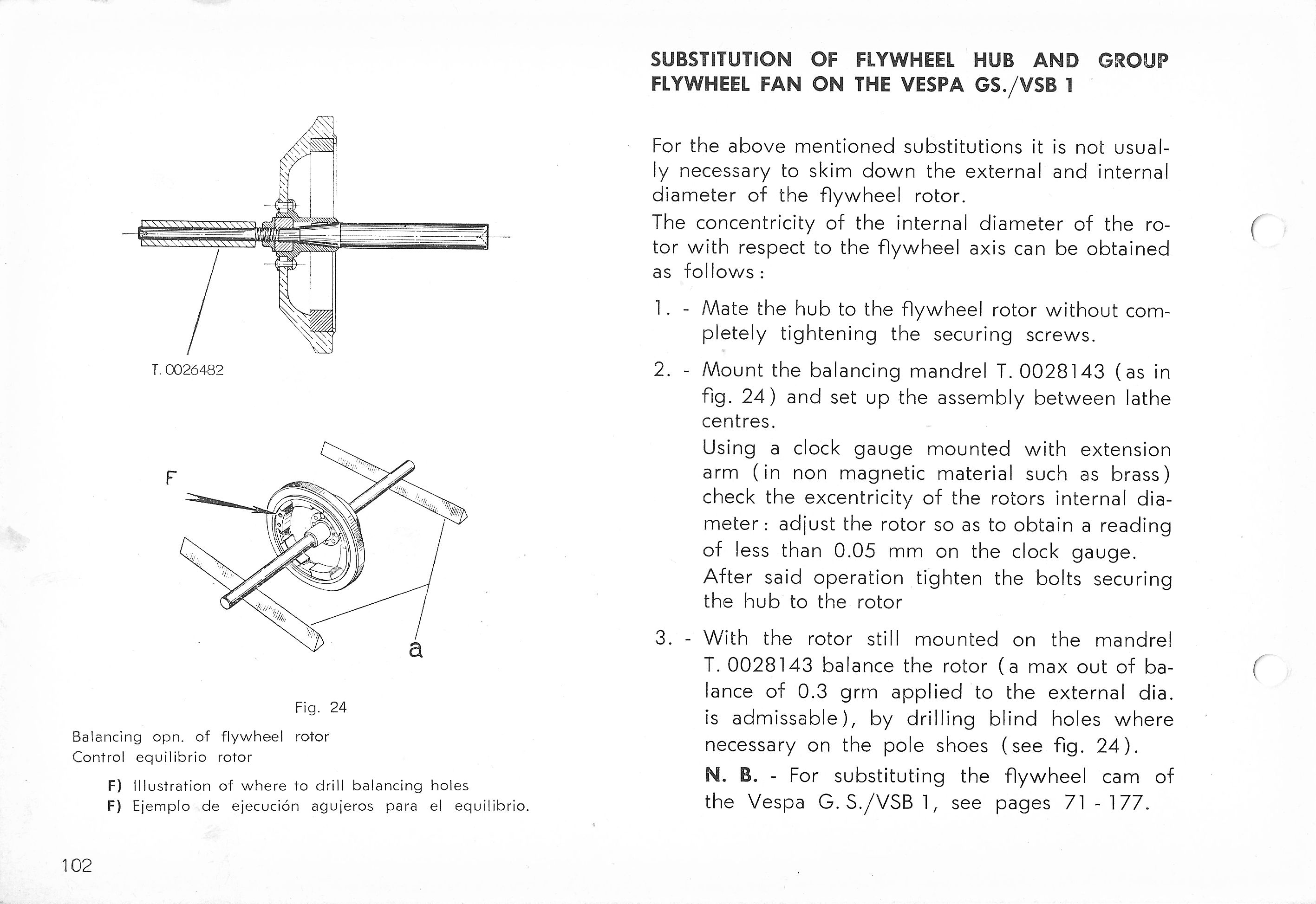 Vespa Service Station Manual 102