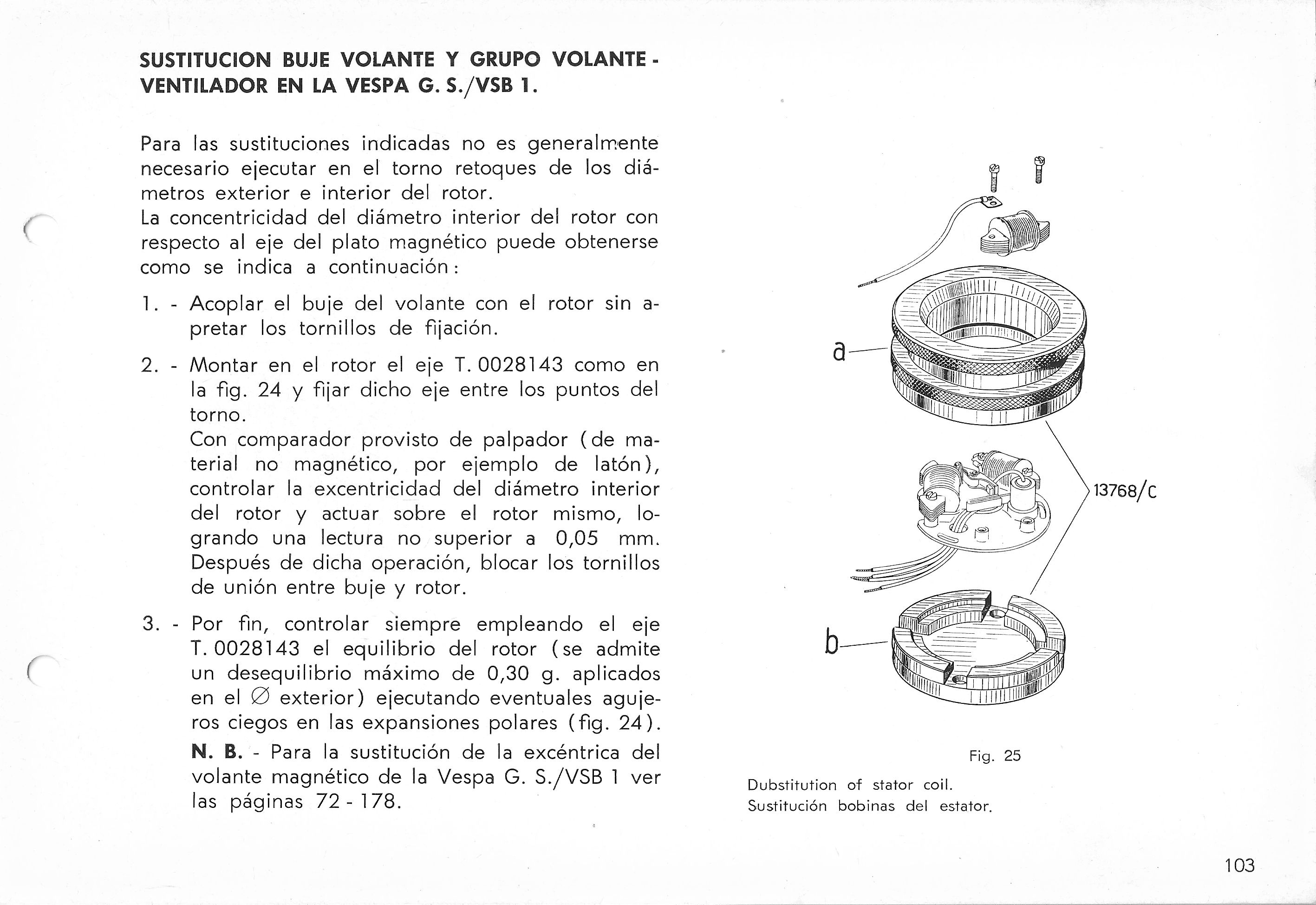 Vespa Service Station Manual 103