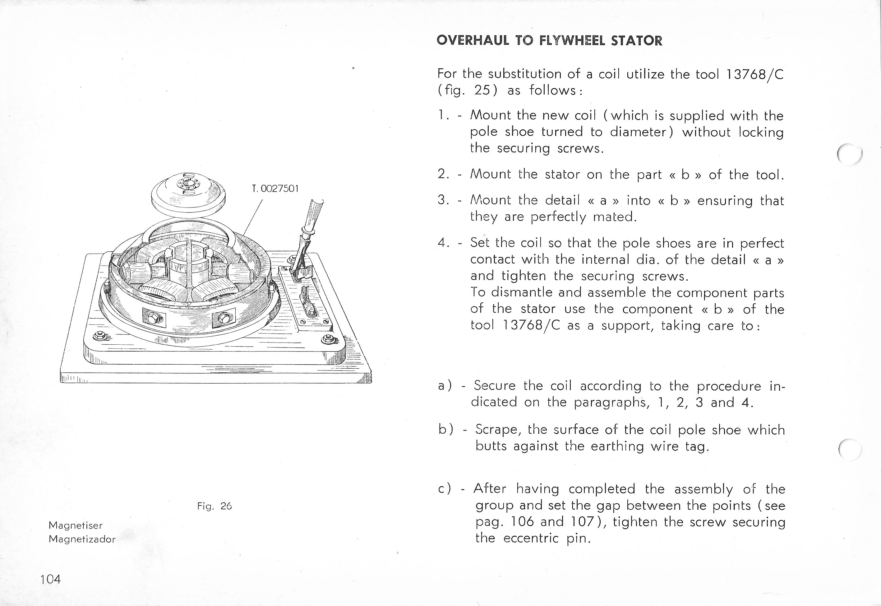 Vespa Service Station Manual 104