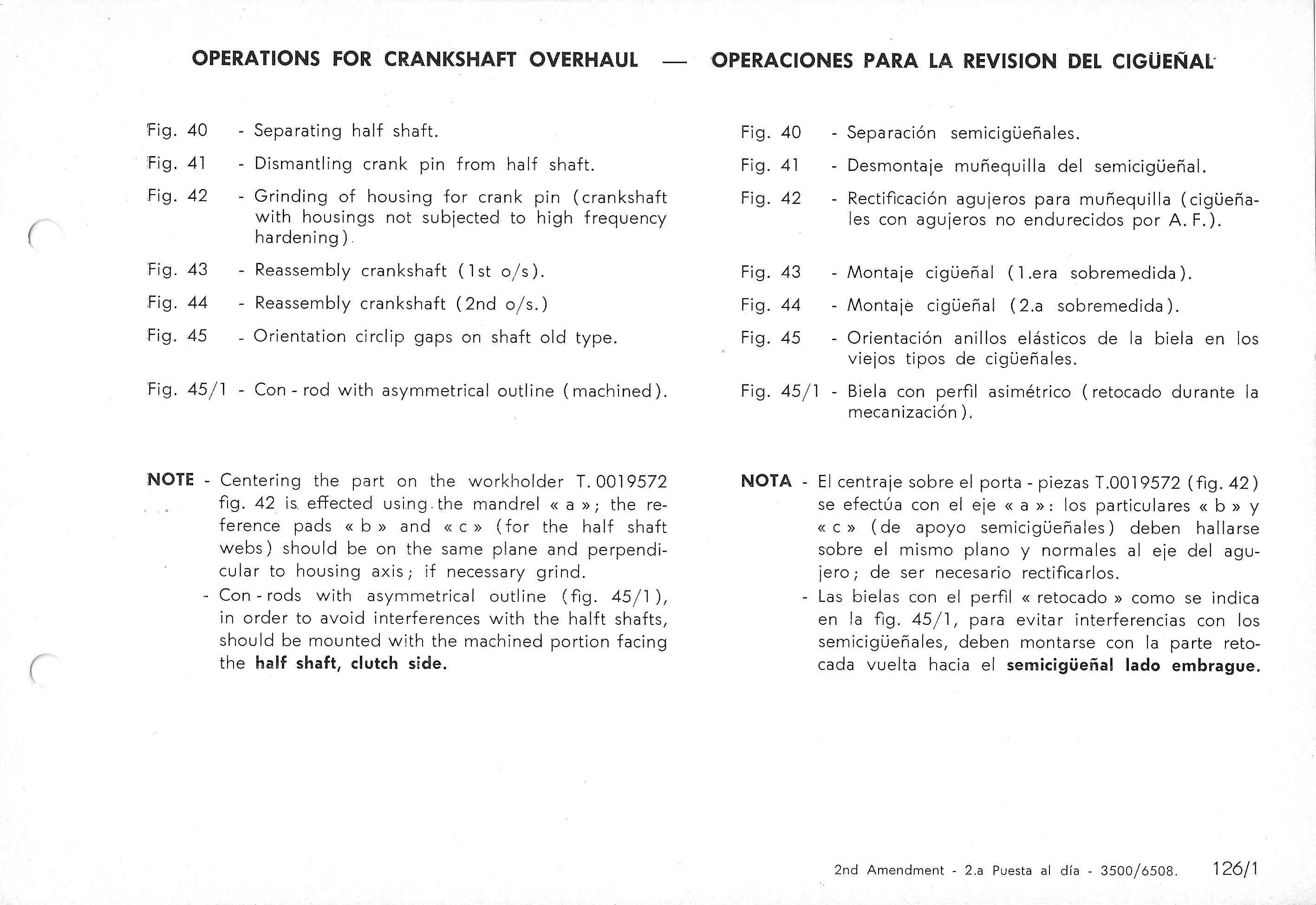 Vespa Service Station Manual 126-1