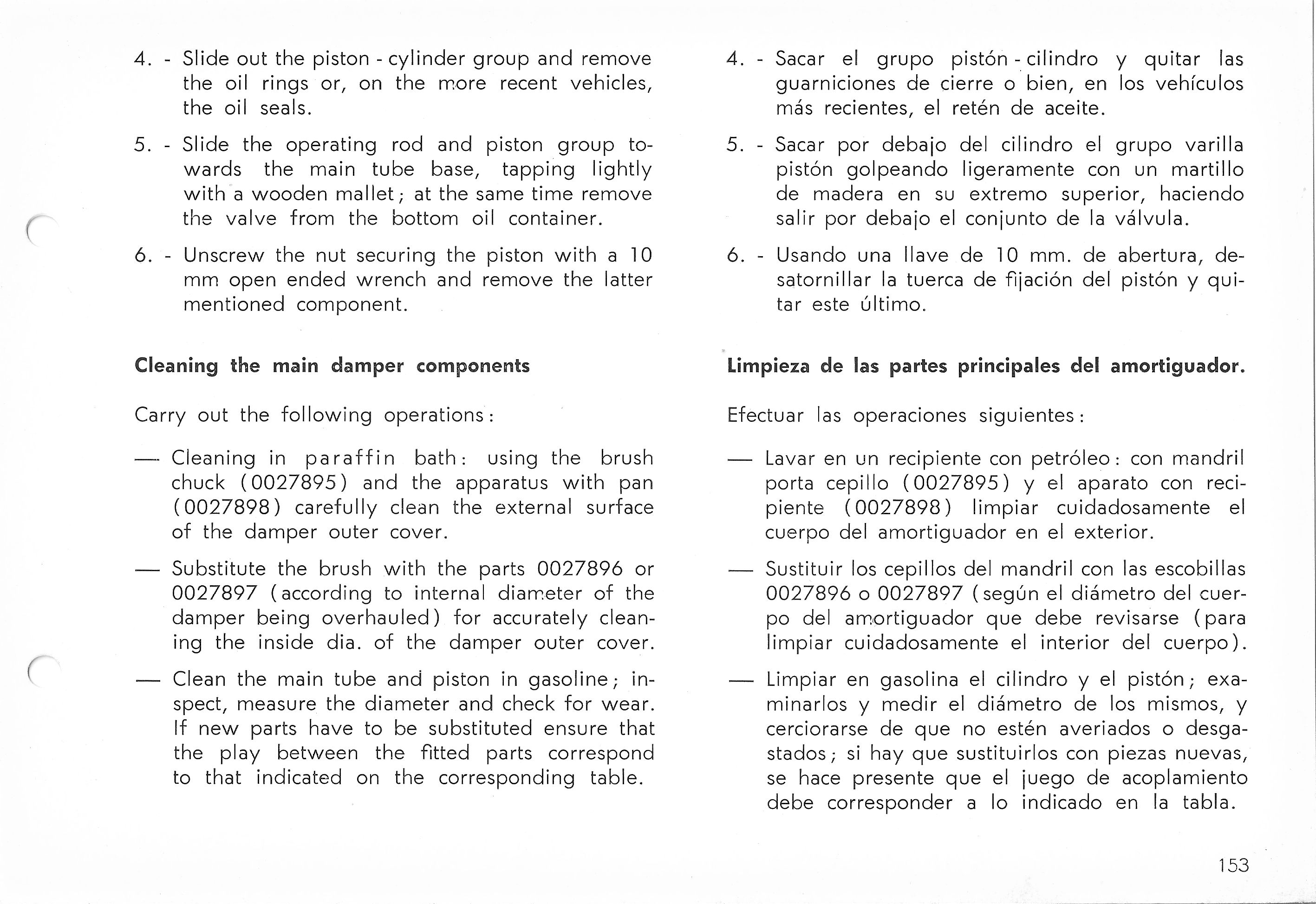 Vespa Service Station Manual 153
