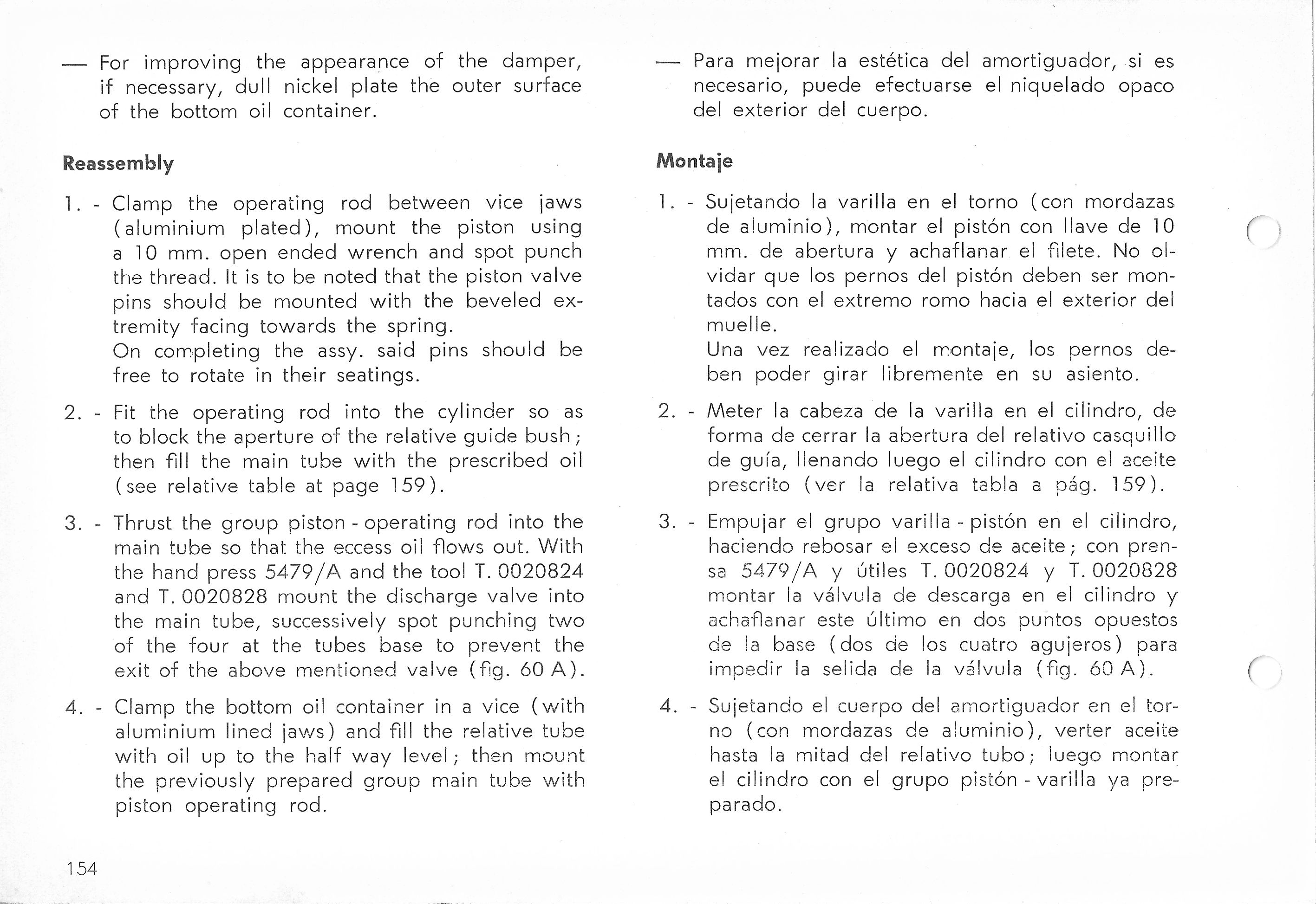 Vespa Service Station Manual 154