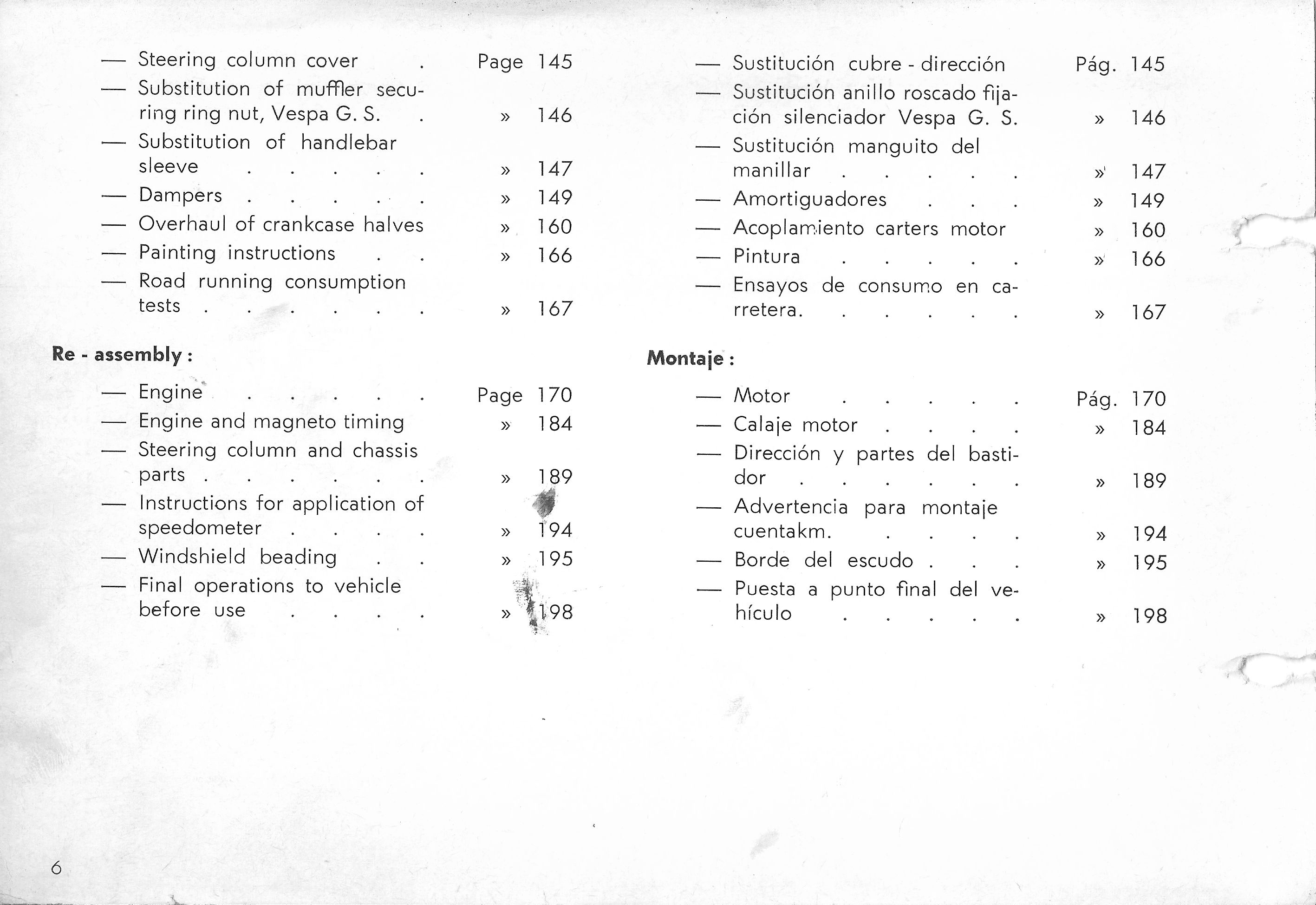 Vespa Service Station Manual 6